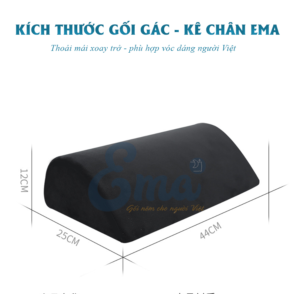 Gối gác chân, kê chân cao su non văn phòng EMA