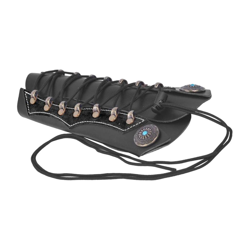 Adjustable Archery Arm Guard Protector Armband Safe Strap Bracer Hunting