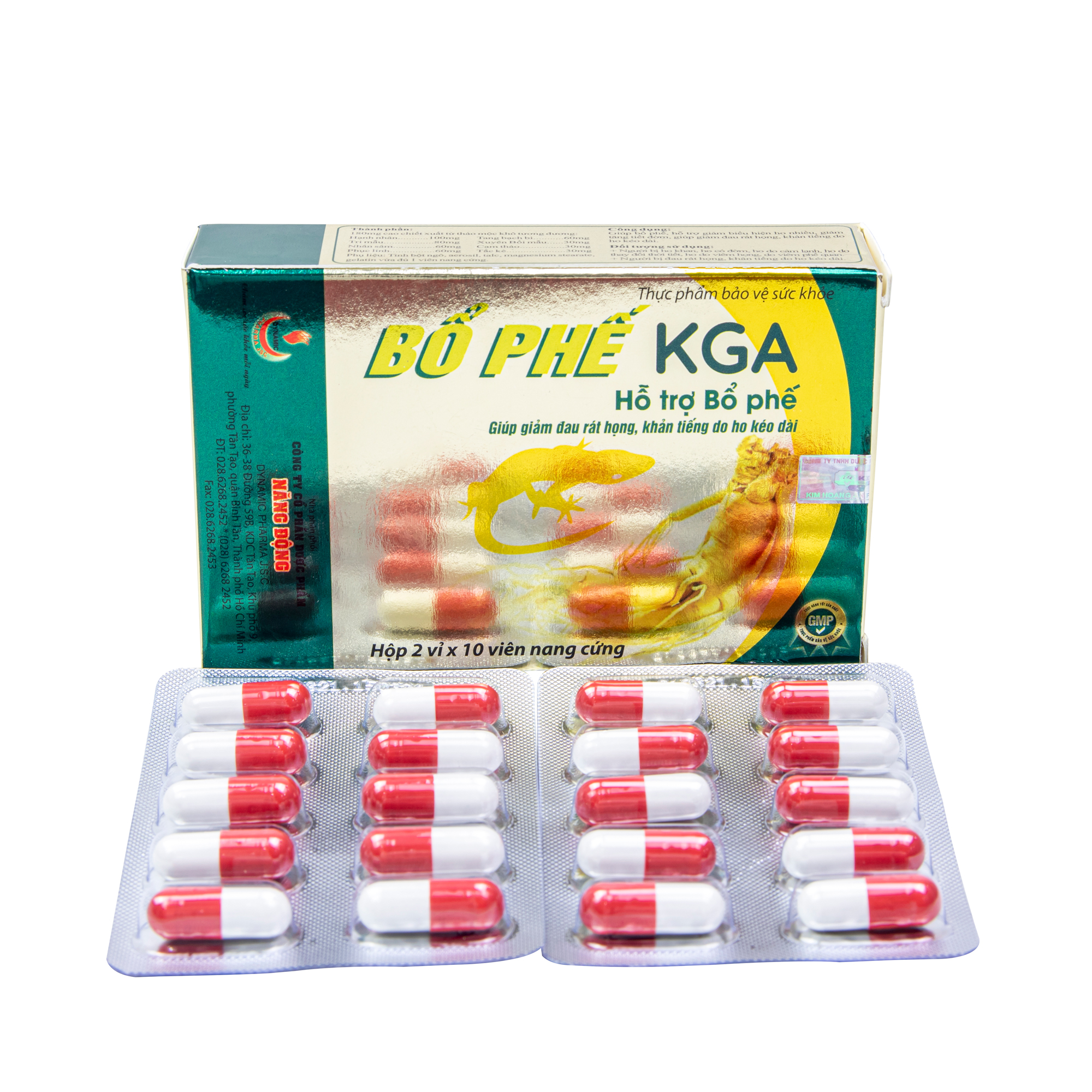 BỔ PHẾ KGA - NĂNG ĐỘNG - BỔ PHẾ GIẢM HO