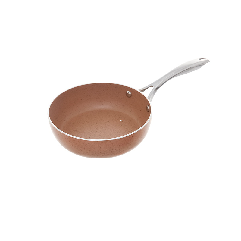 Chảo Nhôm Sâu Vân Đá Đáy Từ Elmich 24 EL-5741MN, 20 EL-5740MN, Hàng Chính Hãng, Cho Bếp Từ - JoyMall