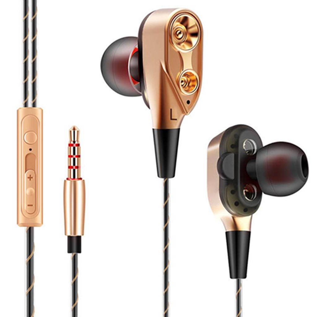 Tai Nghe Dây Thể Thao Kiểu Tai Trong Tai Nghe Tai Nghe Kèn đôi HiFi Bass