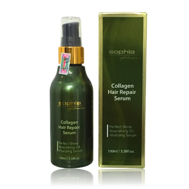 Tinh dầu dưỡng tóc Sophia Platinum collagen hair repair Serum 100ml