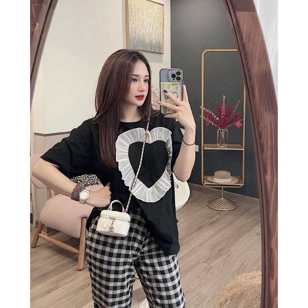 SÉT ĐỒ BỘ NỮ ÁO THUN QUẦN CARO THIẾT KẾ QUYẾN RŨ SIÊU GỢI CẢM ĐANG LÀM MƯA GIÓ THỊ TRƯỜNG