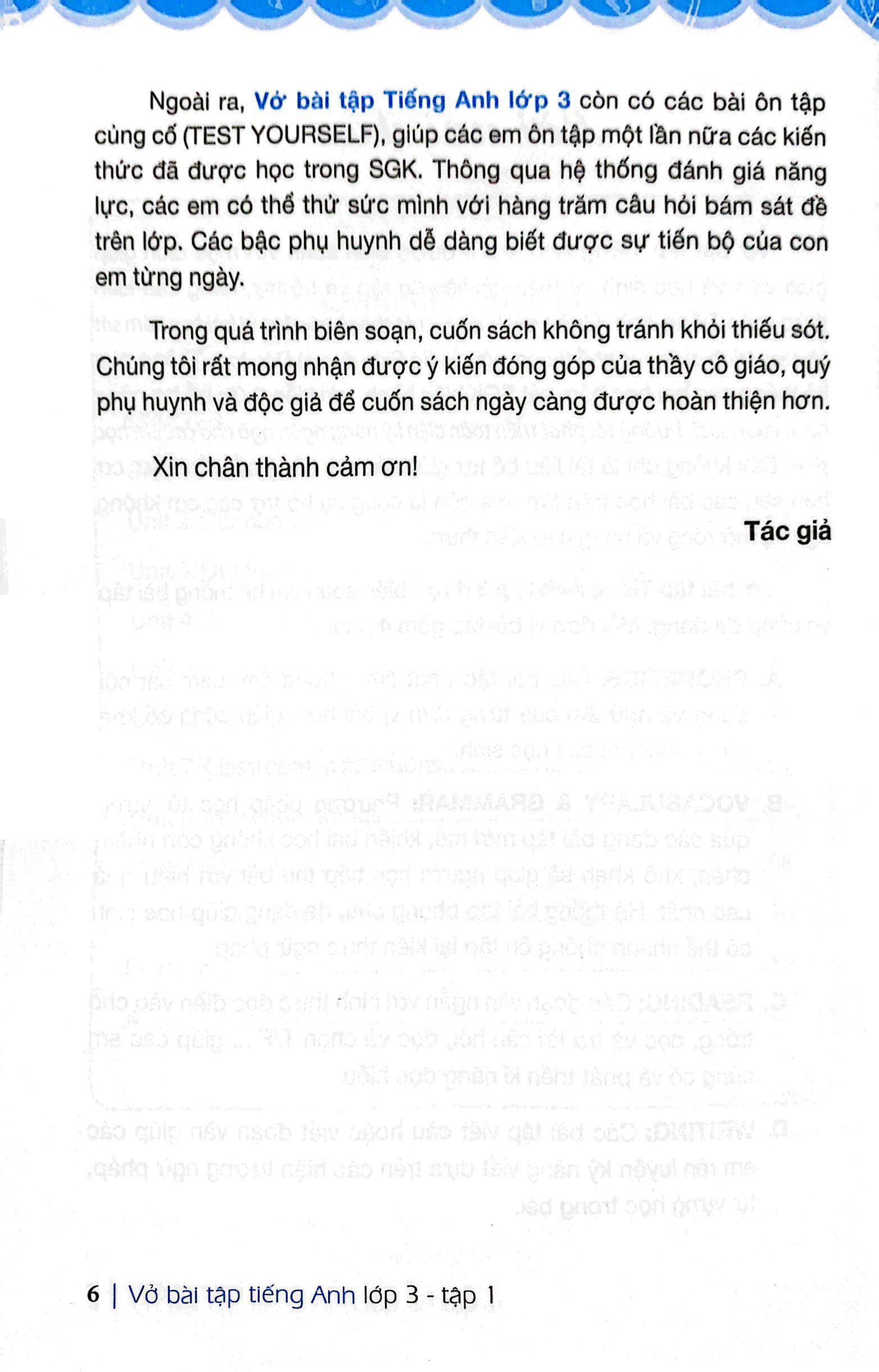 Global Success - Vở Bài Tập Tiếng Anh Lớp 3 - Tập 1 (Có Đáp Án)