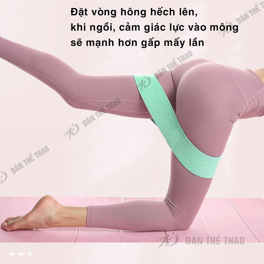 Dây kháng lực minibrand tập mông W8 GYM - Dây kháng lực tập gym đàn hồi bền bỉ kiến tạo body chuẩn