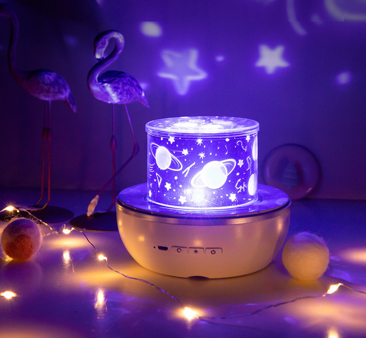 Đèn ngủ, đèn trang trí chiếu nghìn sao xoay 360 độ siêu đẹp