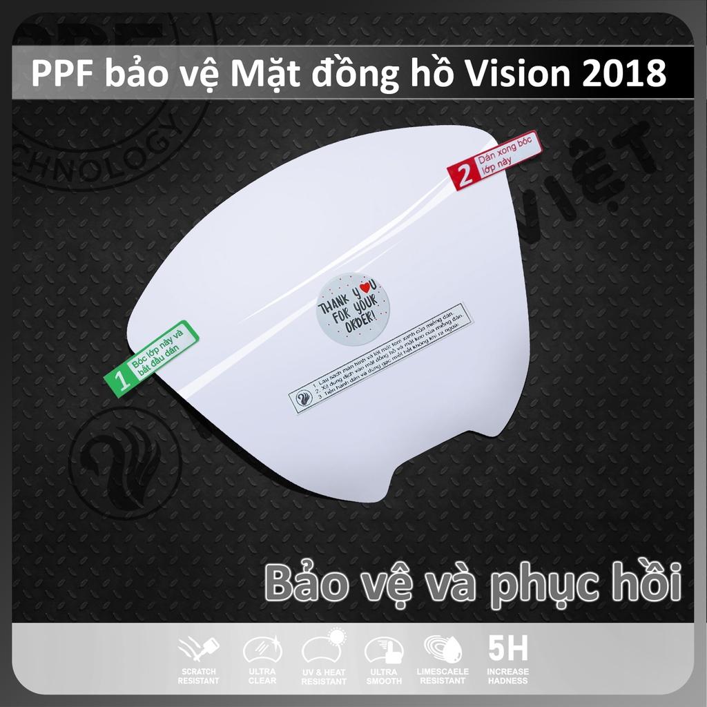 Miếng dán mặt đồng hồ dành cho xe Vision 2018