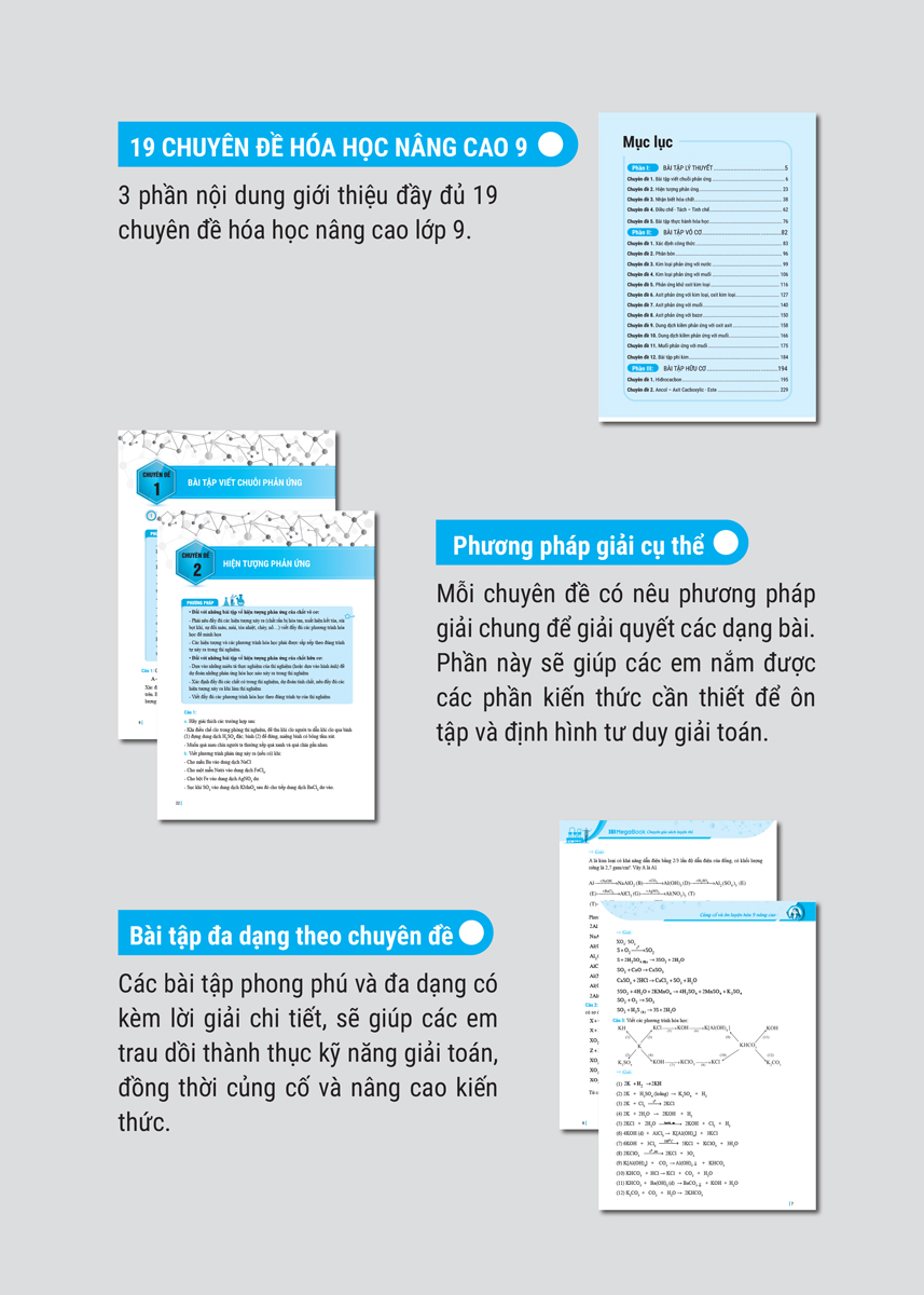CỦNG CỐ VÀ ÔN LUYỆN HÓA HỌC 9 - NÂNG CAO VÀ BỒI DƯỠNG HỌC SINH GIỎI_MEGABOOK