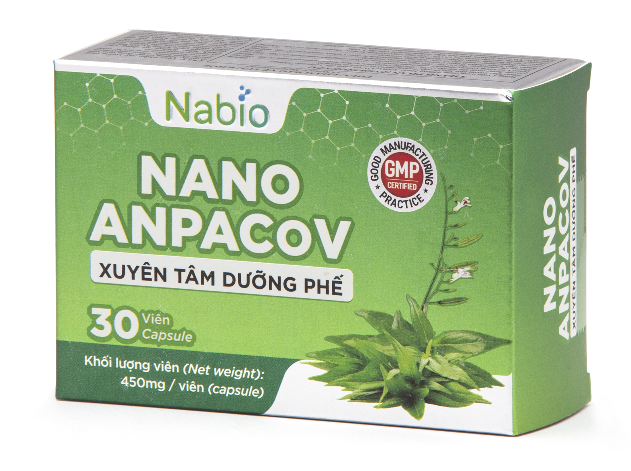 TPBVSK Nano Anpacov - bảo vệ và tăng cường sức khoẻ hệ hô hấp