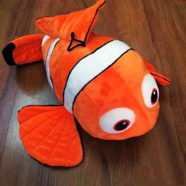 Gấu Bông Cá Nemo (50 Cm) Gb109 (Màu Cam)