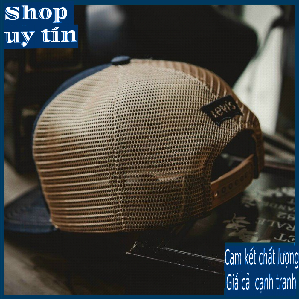 Freeship - MŨ NÓN KẾT LƯỠI TRAI SNAPBACK LE.VI.S JEANS CỔ ĐIỂN THỜI TRANG NAM NỮ CAO CẤP