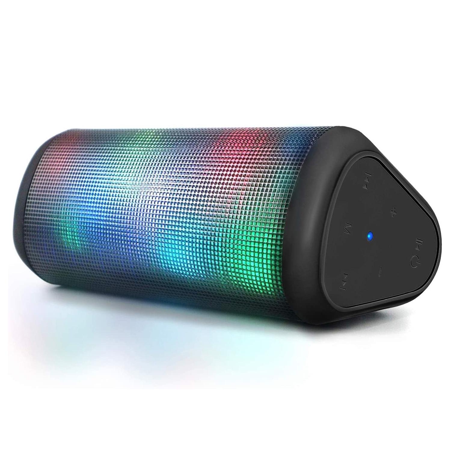 Loa bluetooth không dây di động 7 LED Đèn LED Mẫu loa không dây v5
