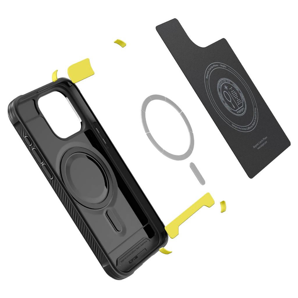 Ốp lưng cho iPhone 15 Pro/ 15 Pro Max Spigen Rugged Armor - Hàng chính hãng