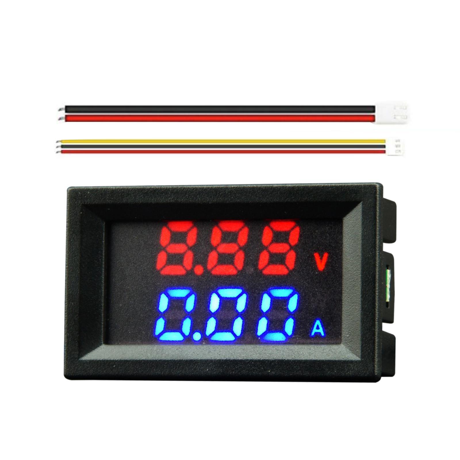 Mini DC Digital Multimeter Car Current Monitor Tester DC4~30V Digital Voltmeter Ammeter