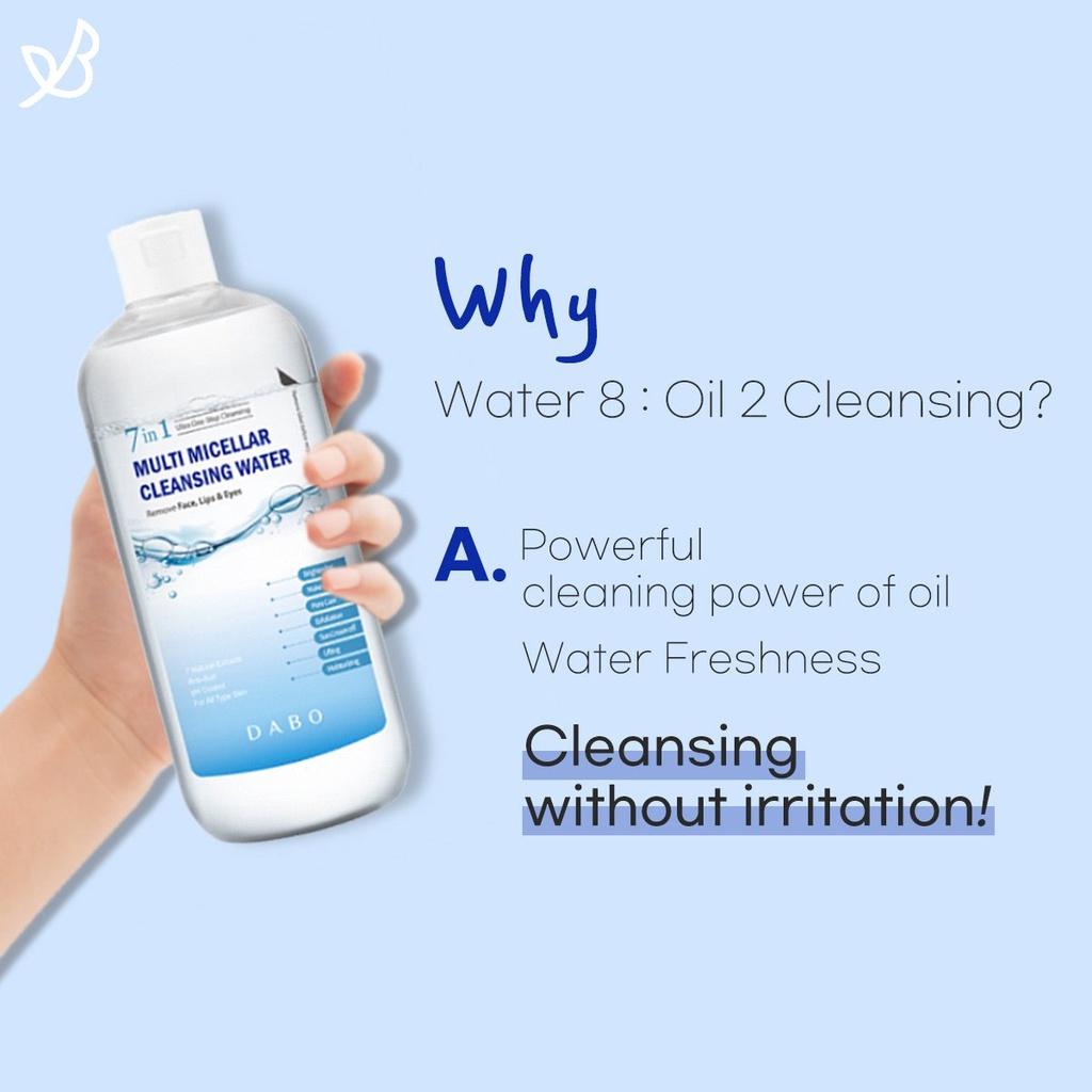 Nước tẩy trang đa năng 7 tác dụng Multi Micellar Water Hàn Quốc 500ml