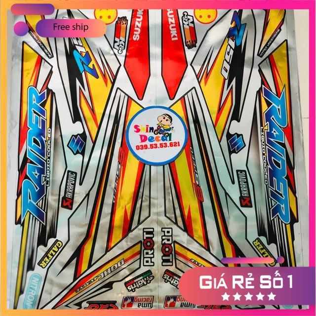 Tem rời dành cho Raider,Satria Fi đen