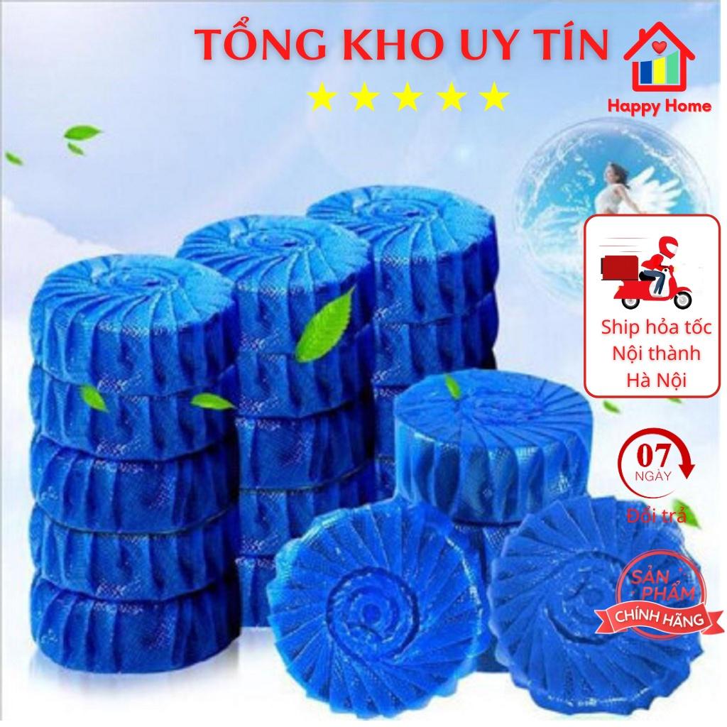 Viên tẩy bồn cầu toilet diệt khuẩn, viên thả nước dành cho nhà vệ sinh Happy Home