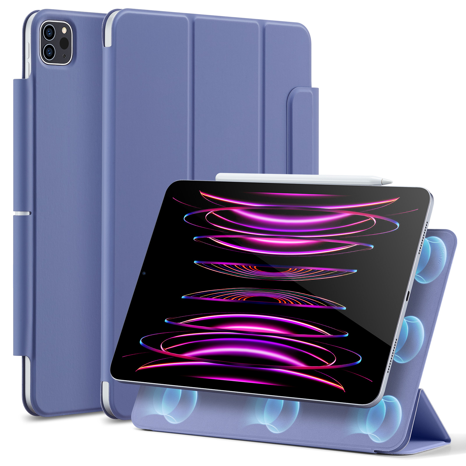Bao Da dành cho iPad Pro 12.9 inch 2022 ESR Rebound Magnetic Case - Hàng Chính Hãng