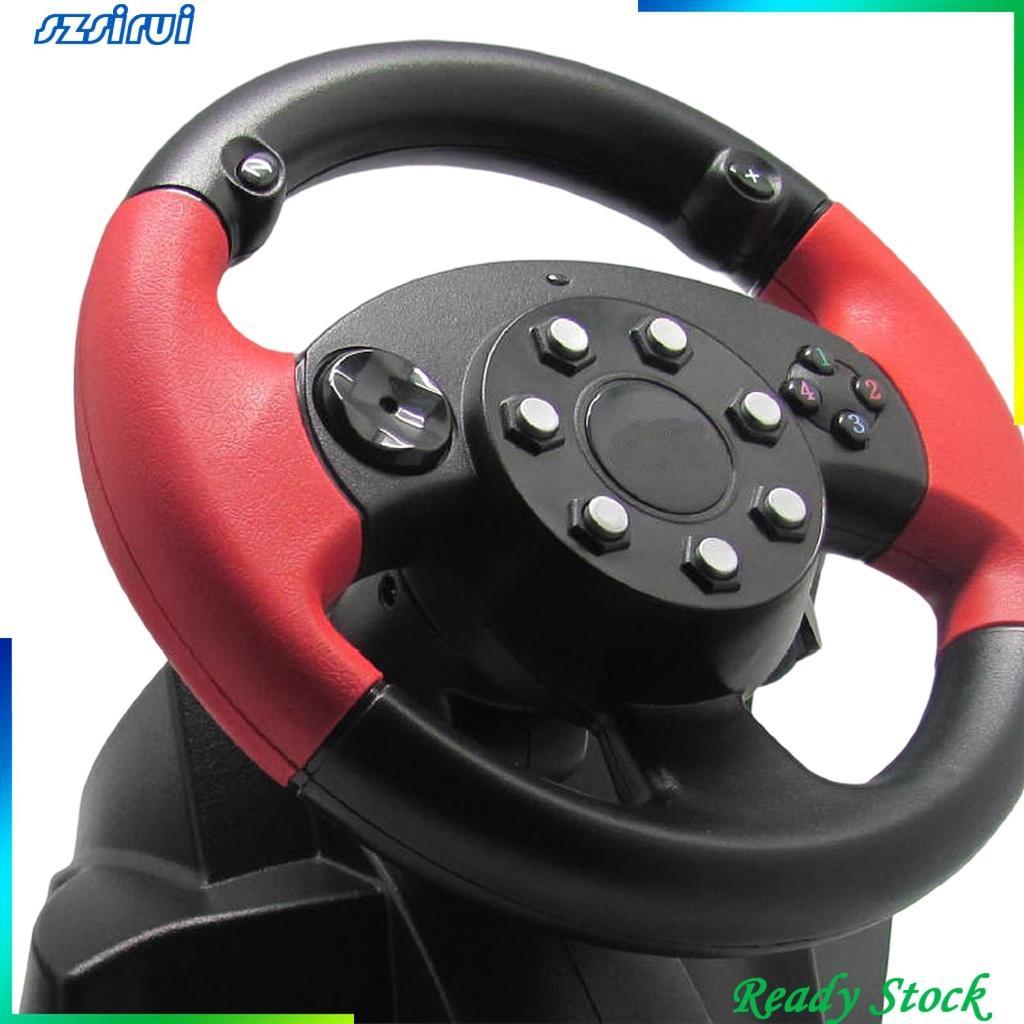 Bộ vô lăng & bàn đạp có giả lập cho chơi game đua xe trên PC