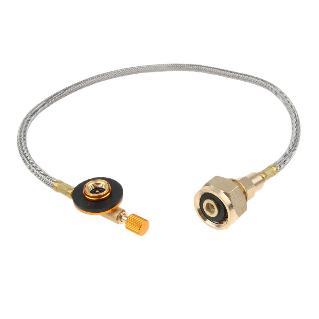 Gas Hose, Propane Gas Grill Quick Connect Hose Assembly Adapter for Outdoor Camping Hiking Picnic BBQ Grill Stove Accessories