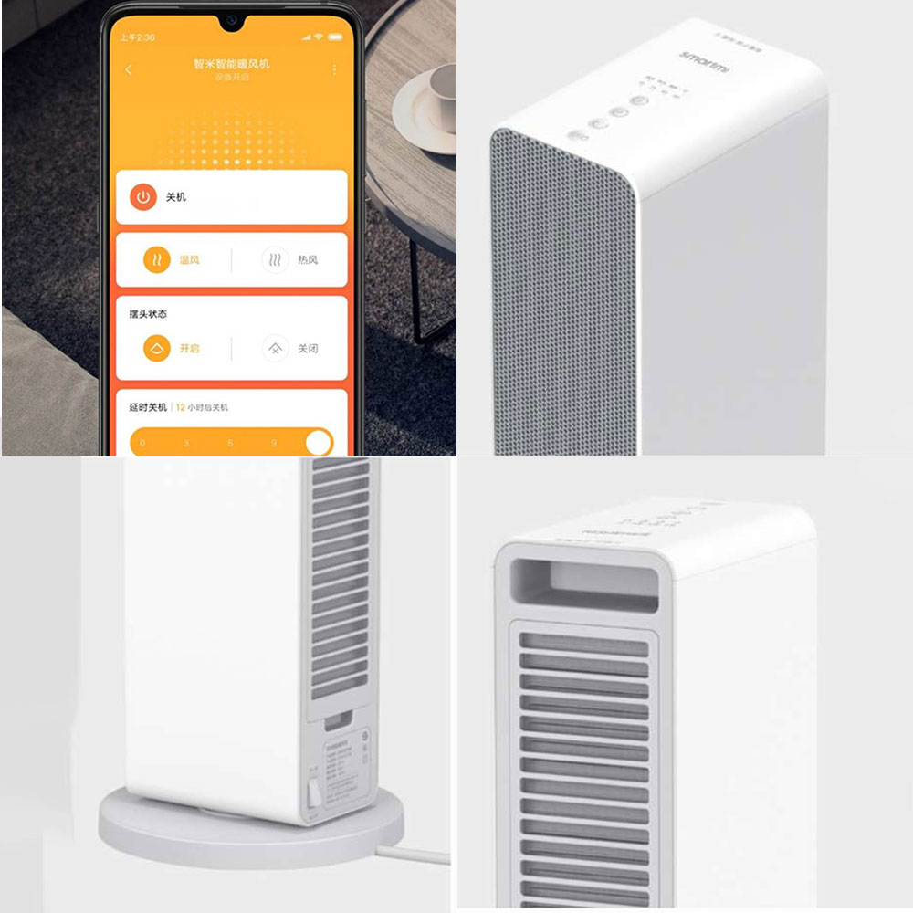 Máy quạt sưởi thông minh Xiaomi Smartmi Smart Fan Heater - Hàng Nhập Khẩu