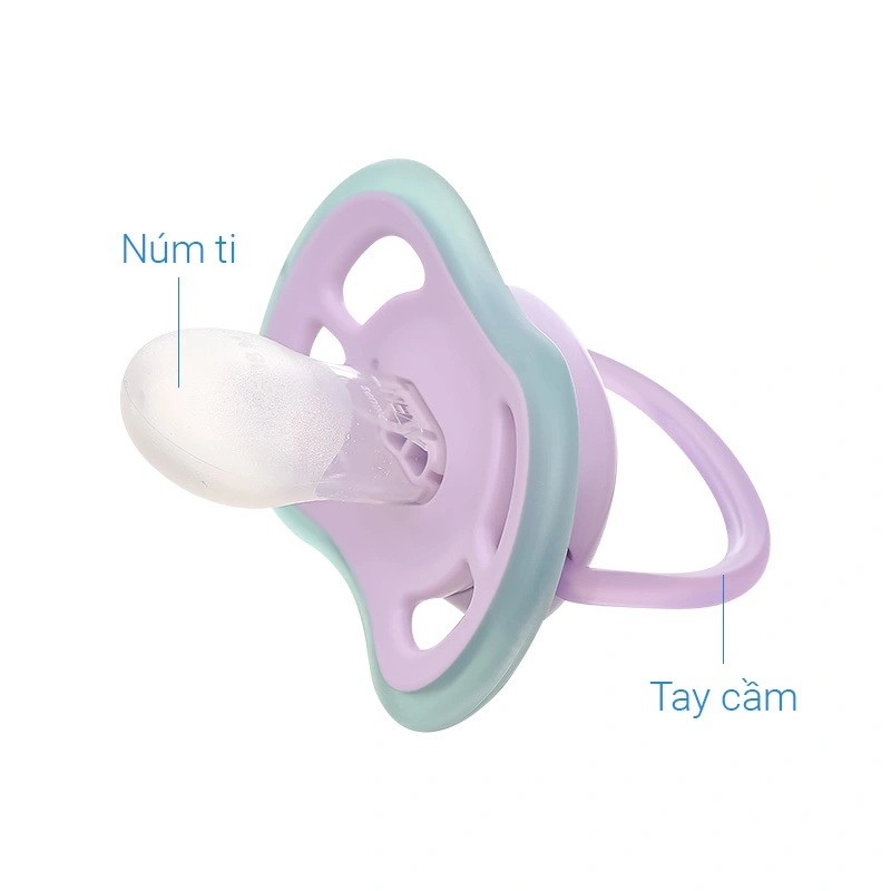 Ti ngậm Philips Avent thông khí SCF086/06 (6 - 18 tháng) - Hình cá ngựa