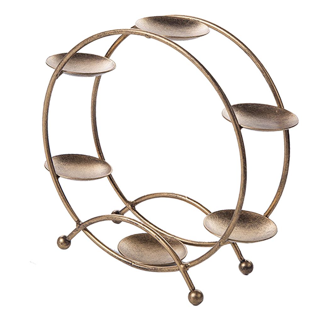 2xCupcake Stand Cupcake Holder for 6 Cupcakes Desserts Macaron Cake Golden