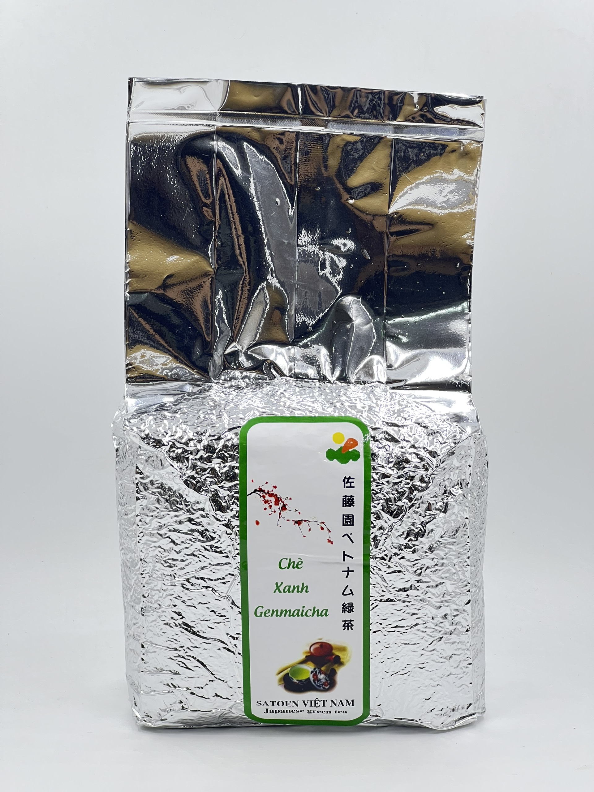Chè xanh Satoen Sencha Genmaicha Gạo rang phiên bản trà lá Việt Nam 1KG