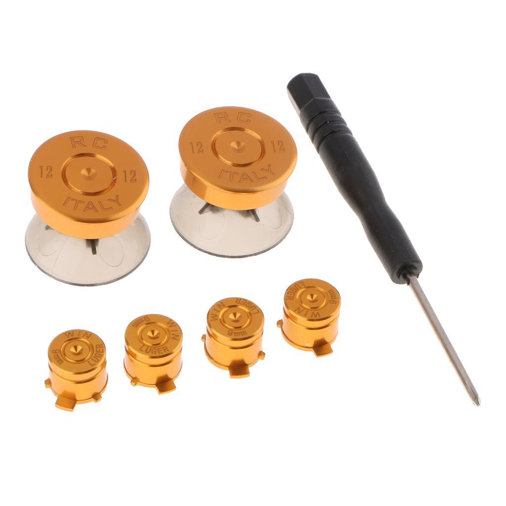 ABXY Buttons + Thumbsticks Analog Stick Mod for Sony PS4 DualShock 4