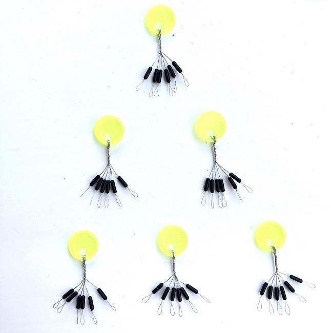 Hạt chặn phao , câu đơn , hạt chặn phao câu đài 6 hạt