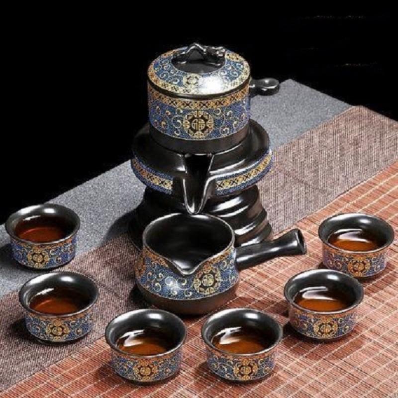 Bộ ấm chén pha trà cối xay sm 9 món