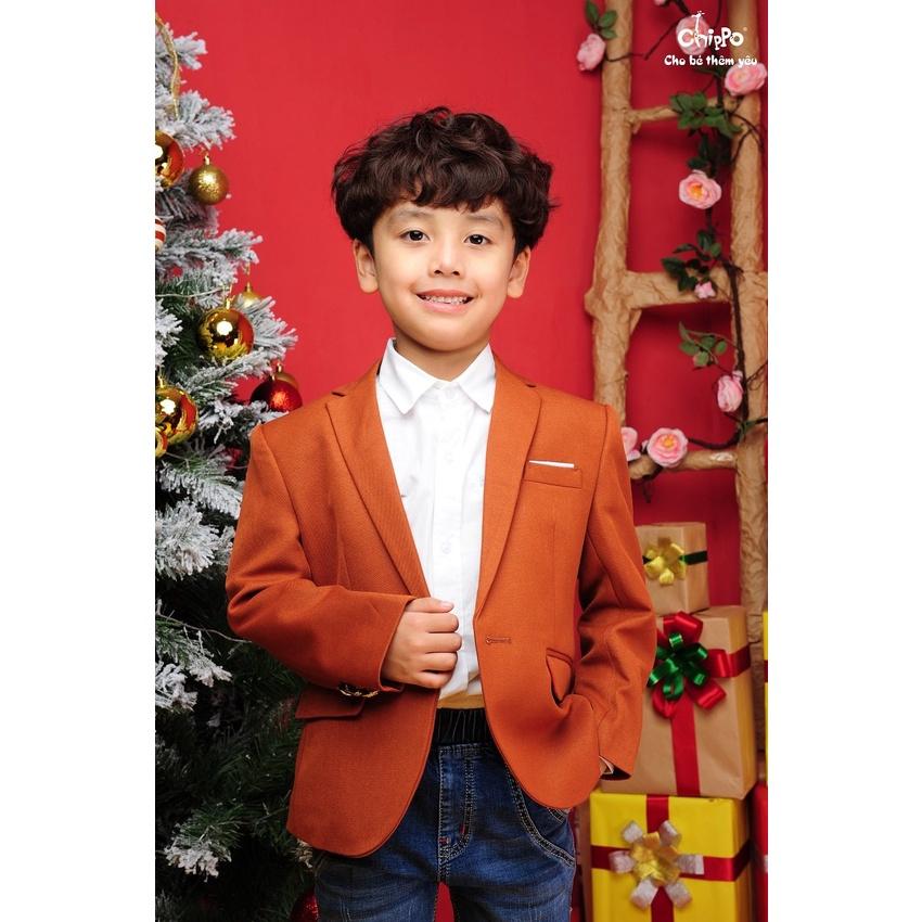 Áo vest cho bé trai hàng thương hiệu Chippo diện Tết với phong cách Hàn Quốc, cho bé bảnh bao ,đáng yêu size 12 13 14T