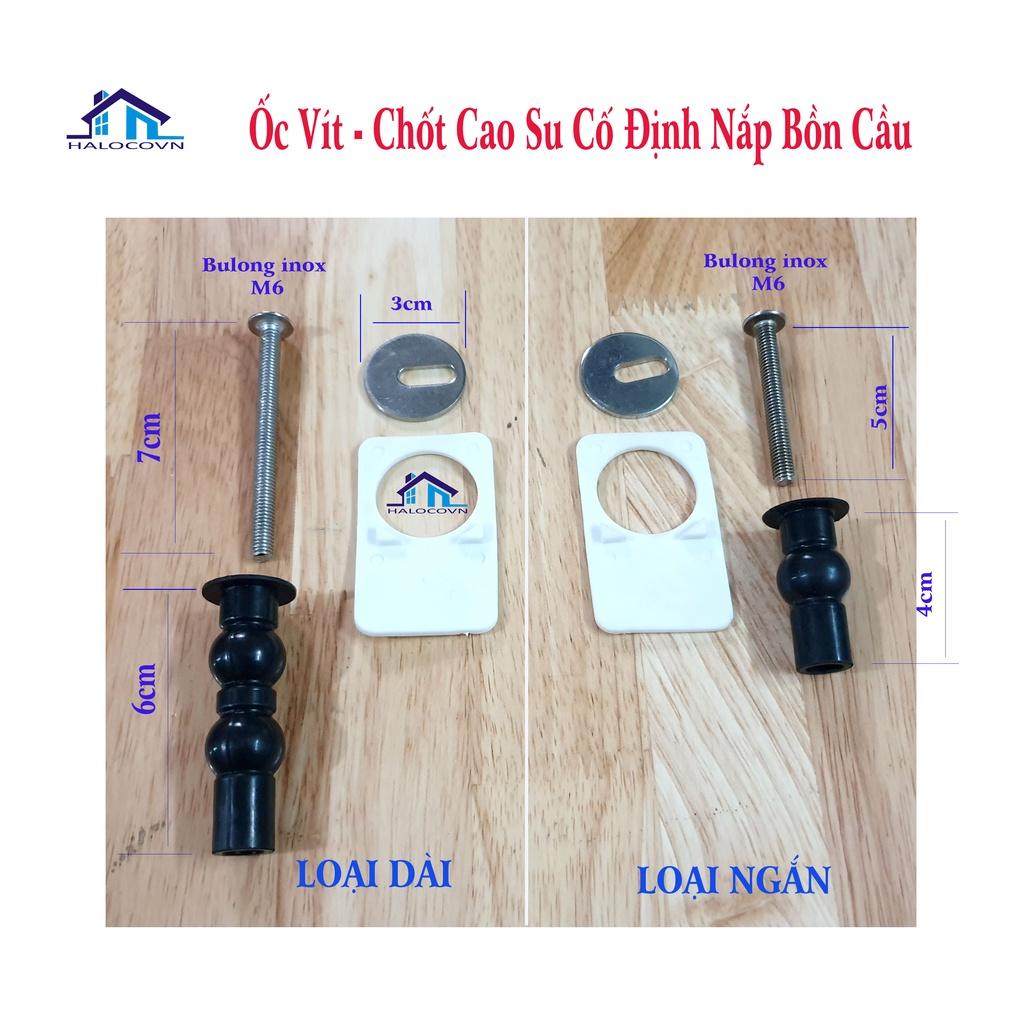 Ốc vít cao su cố định nắp bồn cầu 1 khối