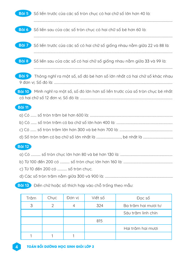 Sách - Toán Bồi Dưỡng Học Sinh Giỏi Lớp 2 - ndbooks
