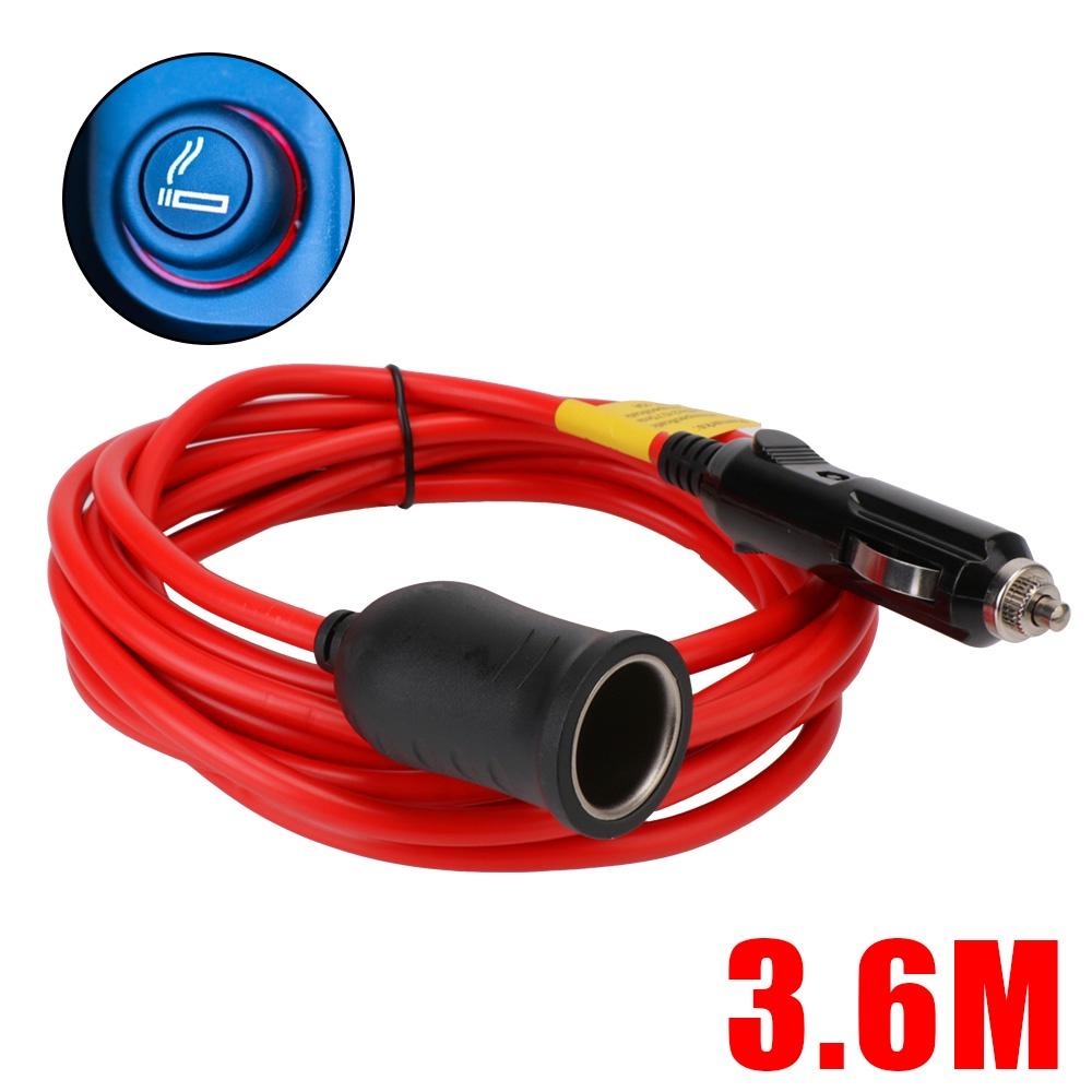 Dây cáp sạc mở rộng 12V 24V 3.6M 15A cho xe hơi