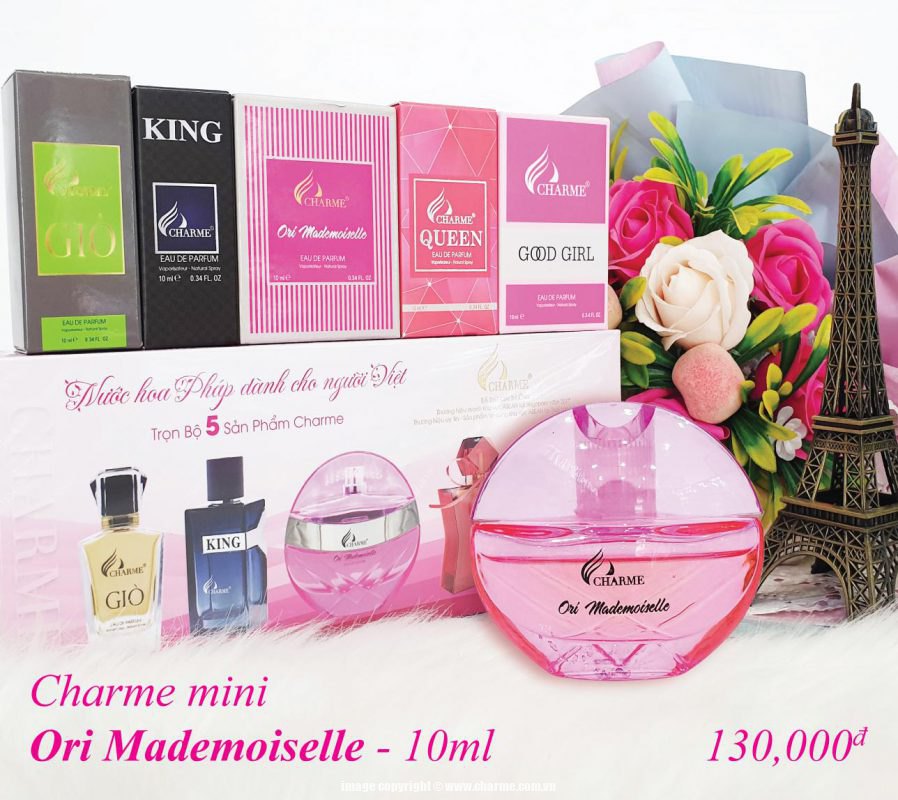 Nước Hoa Nữ CHARME ORI MADEMOISELLE Sang Trọng và Quyến Rũ Dạng Chấm Thử 10ml