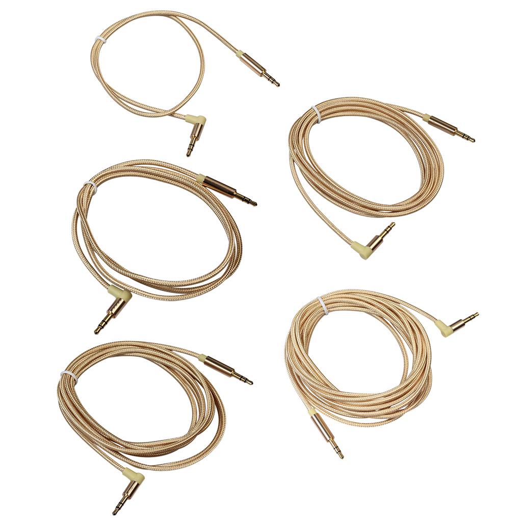 1/8 Inch 3.5mm Jack Male to Male Headphone Earphone Audio Cable Cord