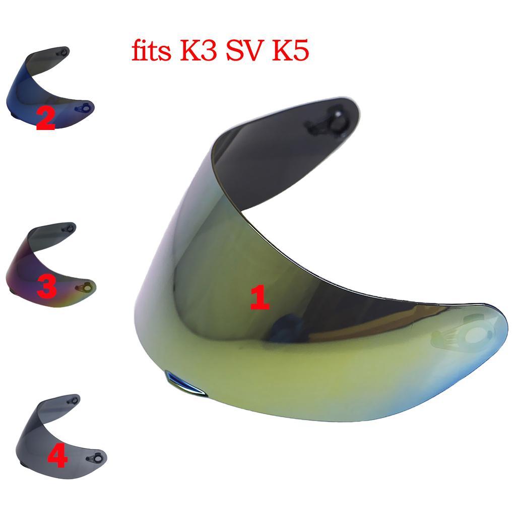 2xFull Face Motorcycle Helmet Visor Helmets Lens For K5 K3 SV