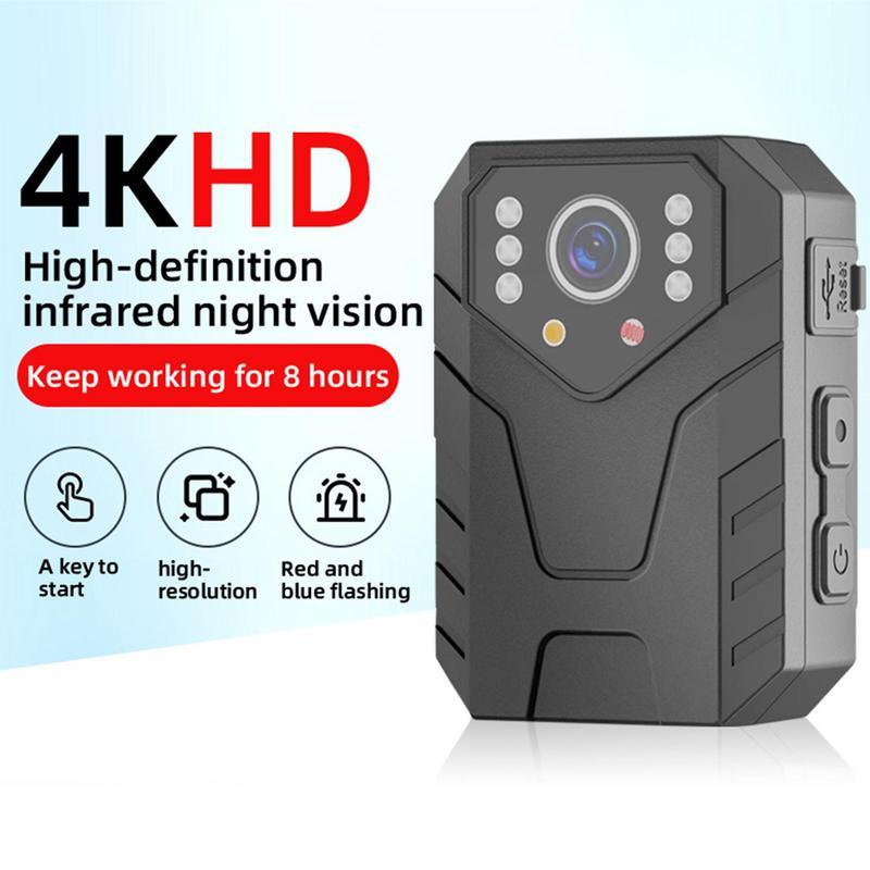 Máy ảnh cơ thể mini 1080p Video Recorder có thể đeo được cơ thể HD có tầm nhìn ban đêm 6-8 giờ