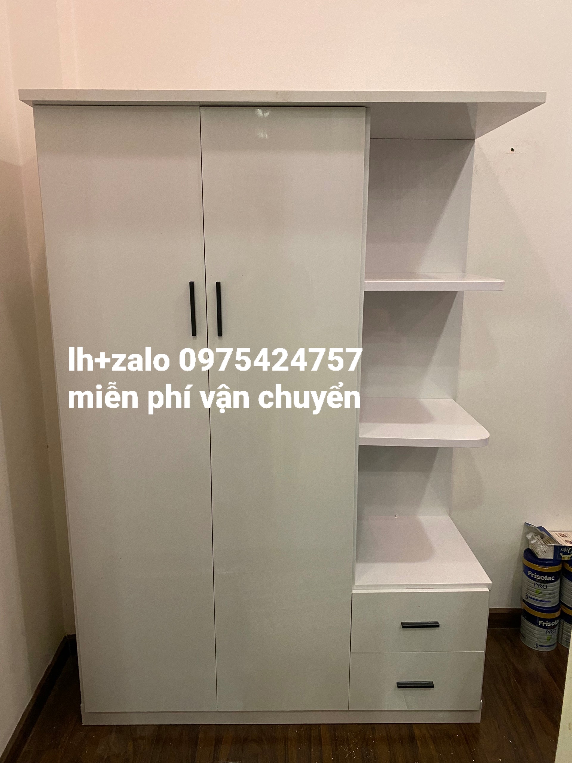 Tủ nhựa đài loan 2 cánh 1 kệ