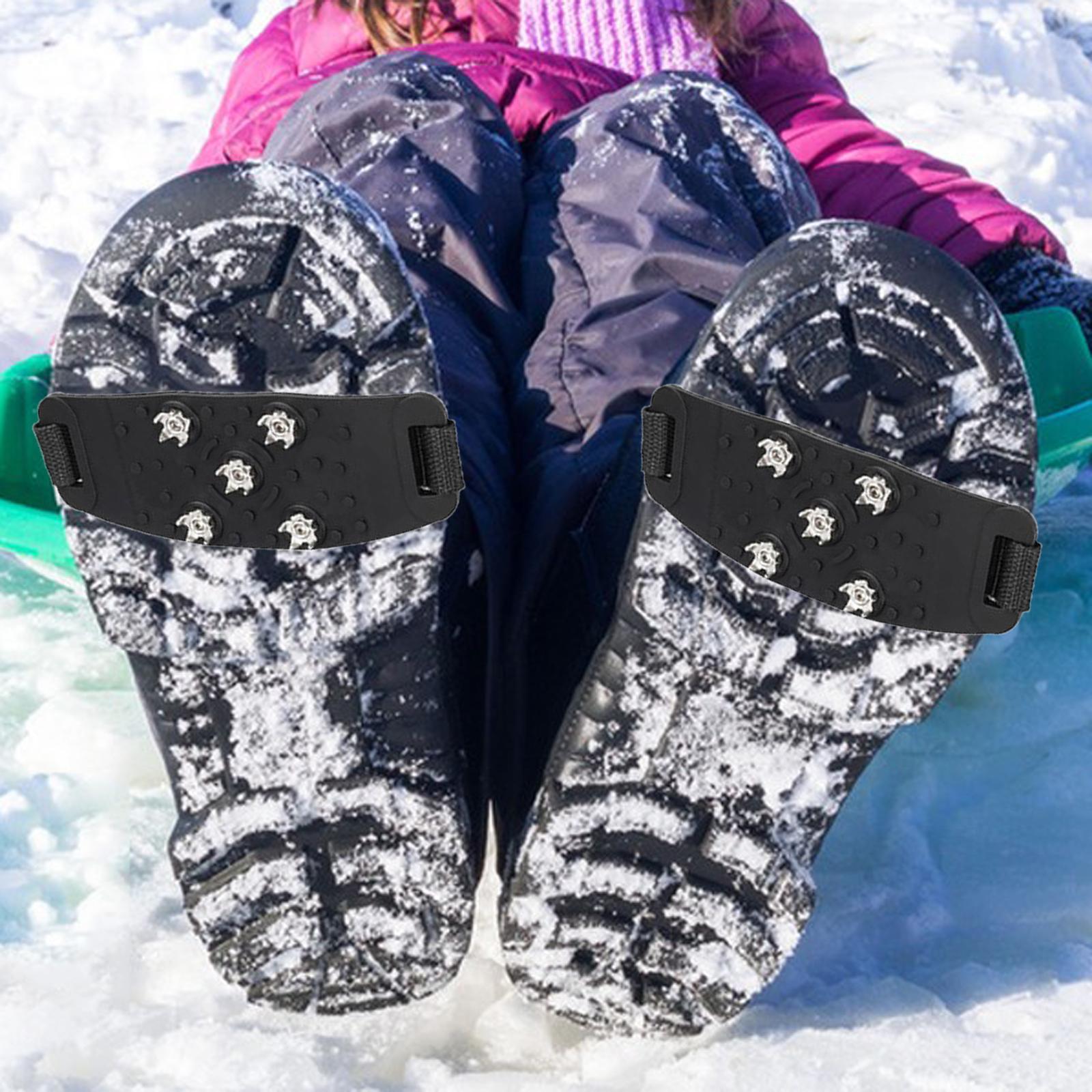 Ice Snow Grippers Crampons Cleats for Outdoor Activities Snow Walking Hiking
