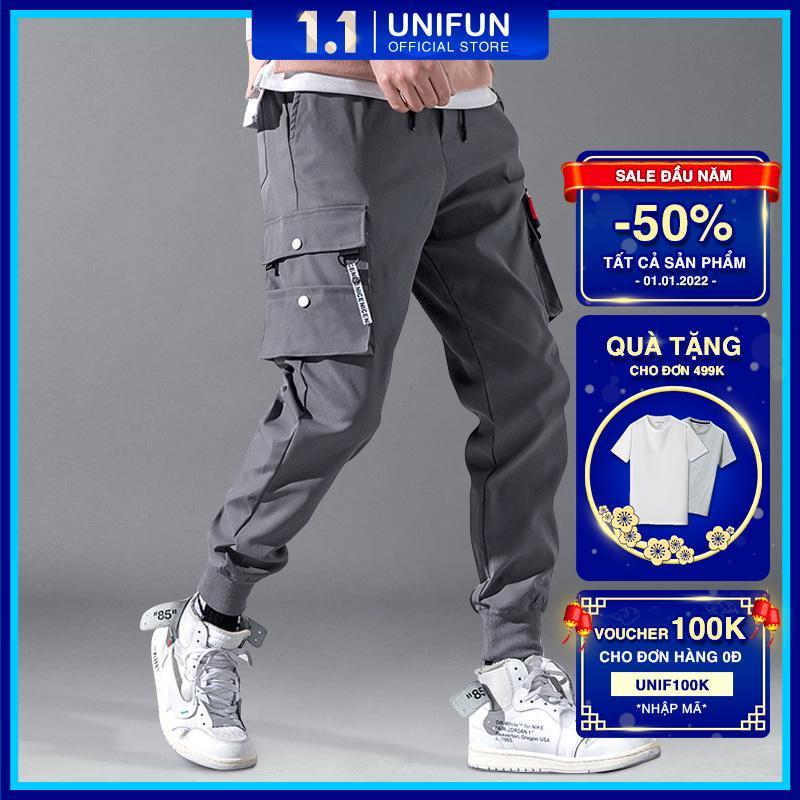 Quần thể thao nam kaki UNIFUN mã TT33.0-R Quần jogger nam dài trơn túi hộp bó ống Hàn Quốc mùa hè đẹp