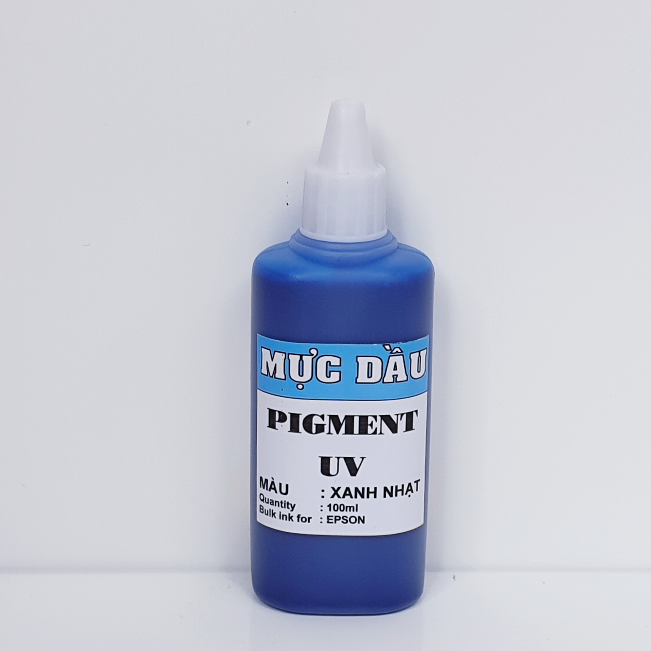 Bộ 6 màu Mực dầu - mực pigment uv dùng cho máy in phun màu Epson - Loại 100ml/màu