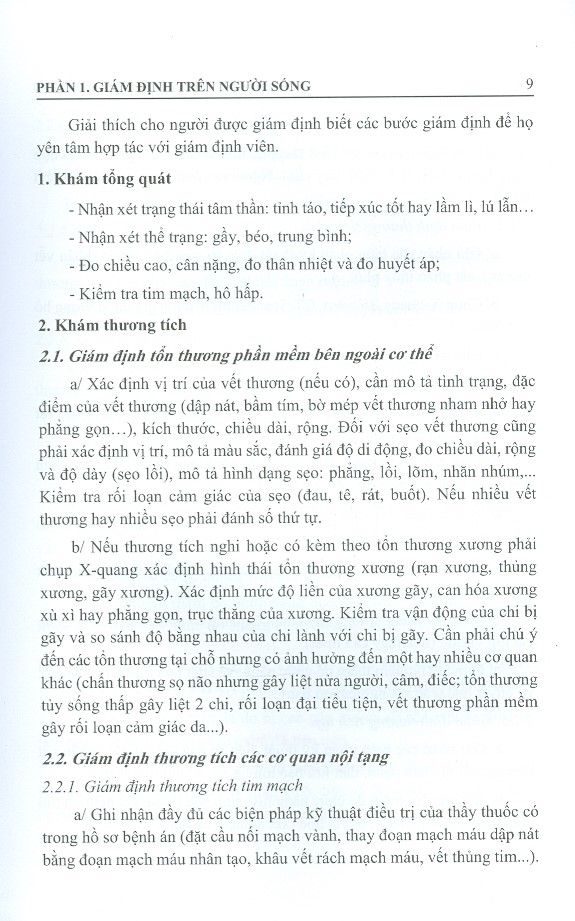 Sổ Tay Giám Định Pháp Y