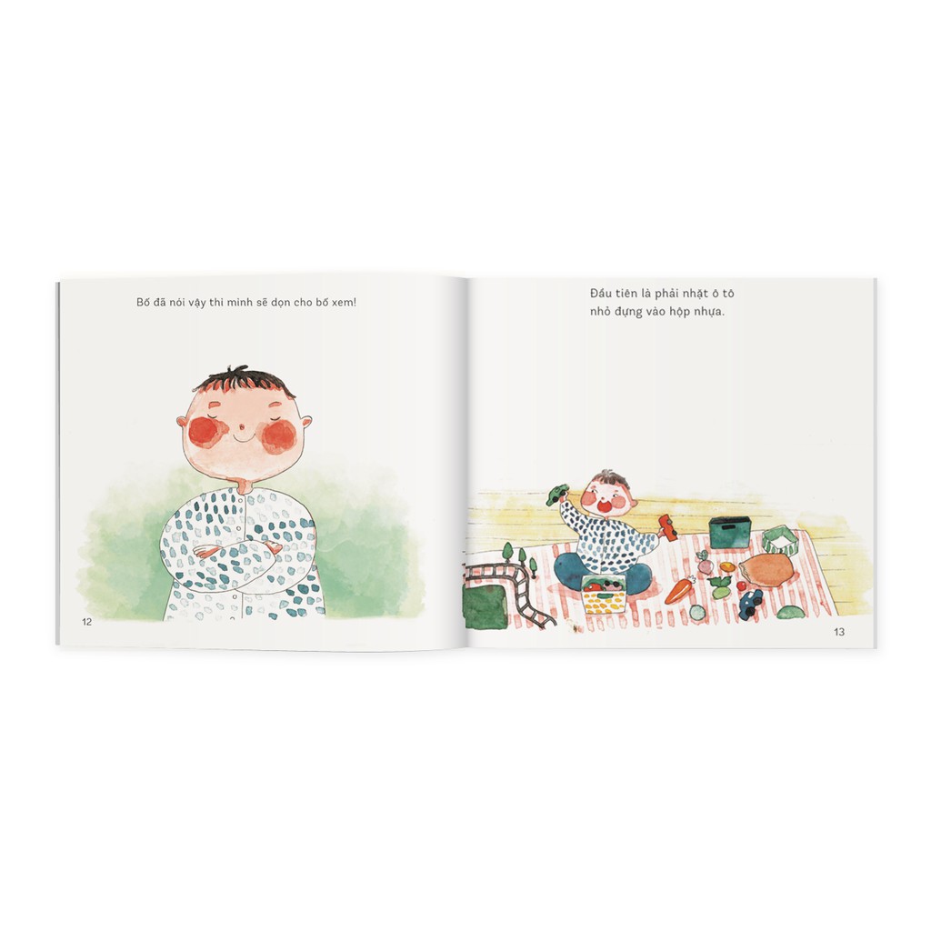 Sách Ehon - Chúng Mình Lớn Rồi - Dọn Đồ Chơi Nào Dành Cho Trẻ Từ 0 - 6 Tuổi