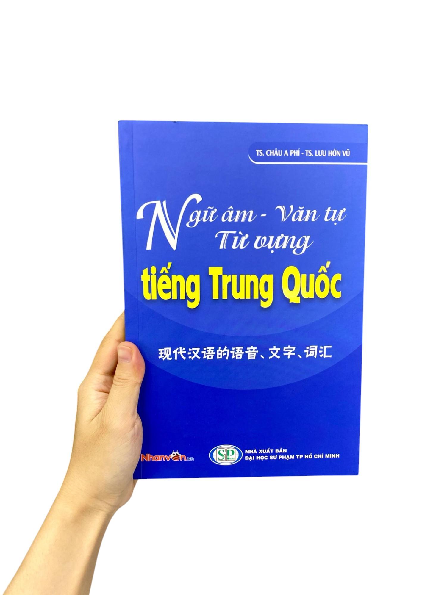 Sách - Ngữ Âm-Văn Tự - Từ Vựng Tiếng Trung Quốc (Tái Bản 2024)