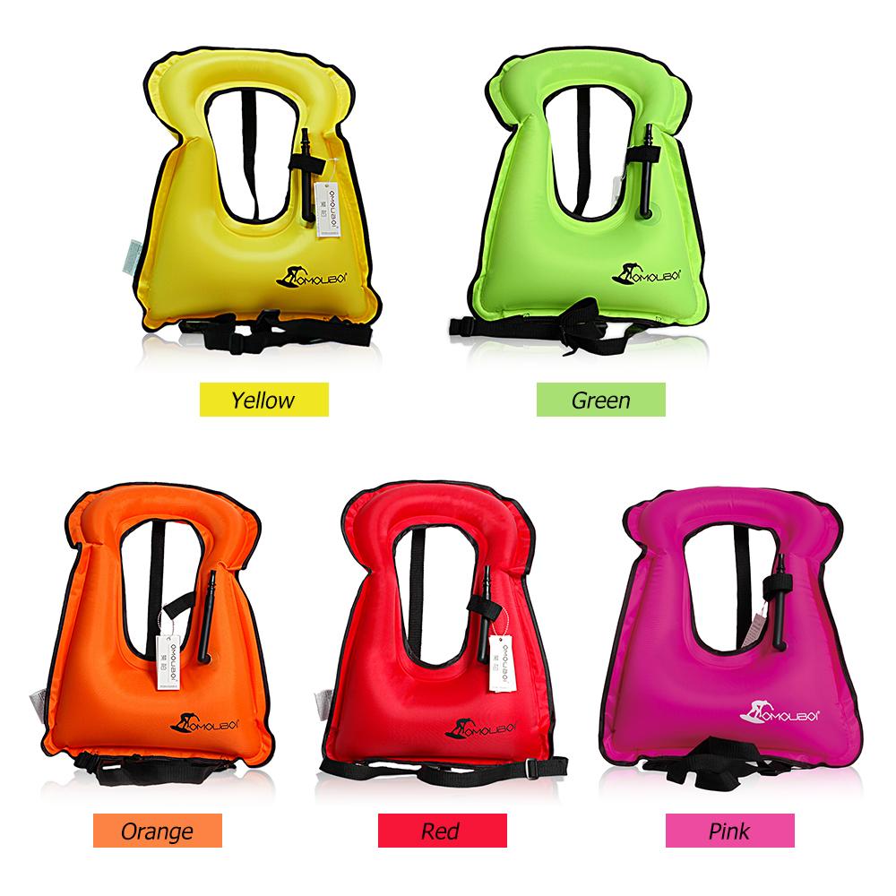 Áo phao, phao bơi dạng vest có ống lặn bằng chất liệu Polyester cao cấp