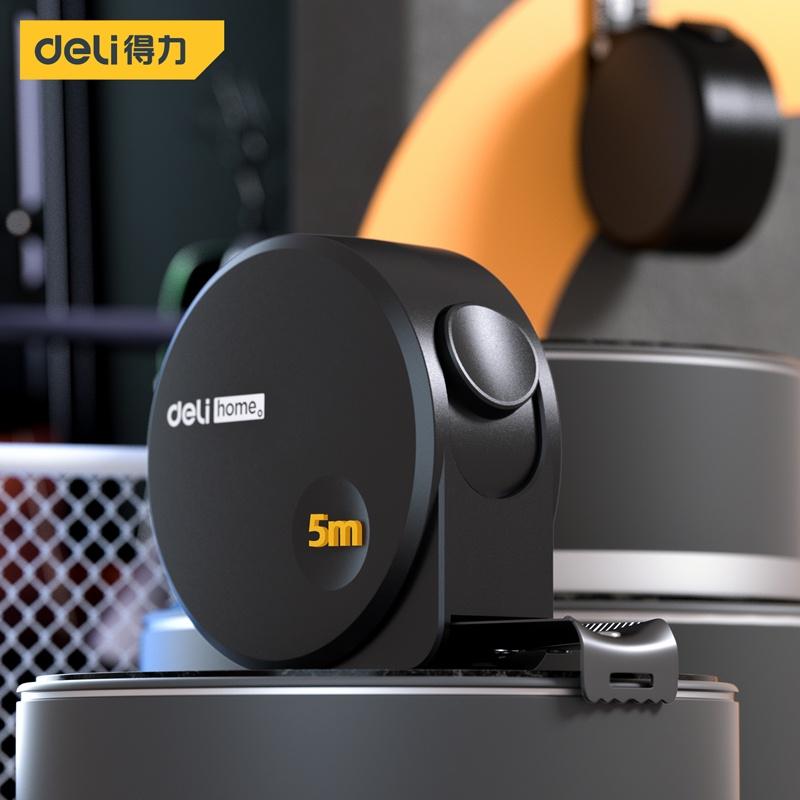Thước Dây Bằng Thép Màu Đen 3 / 5M Đa Năng Tiện Dụng Cho Gia Đình Xiaomi Deli