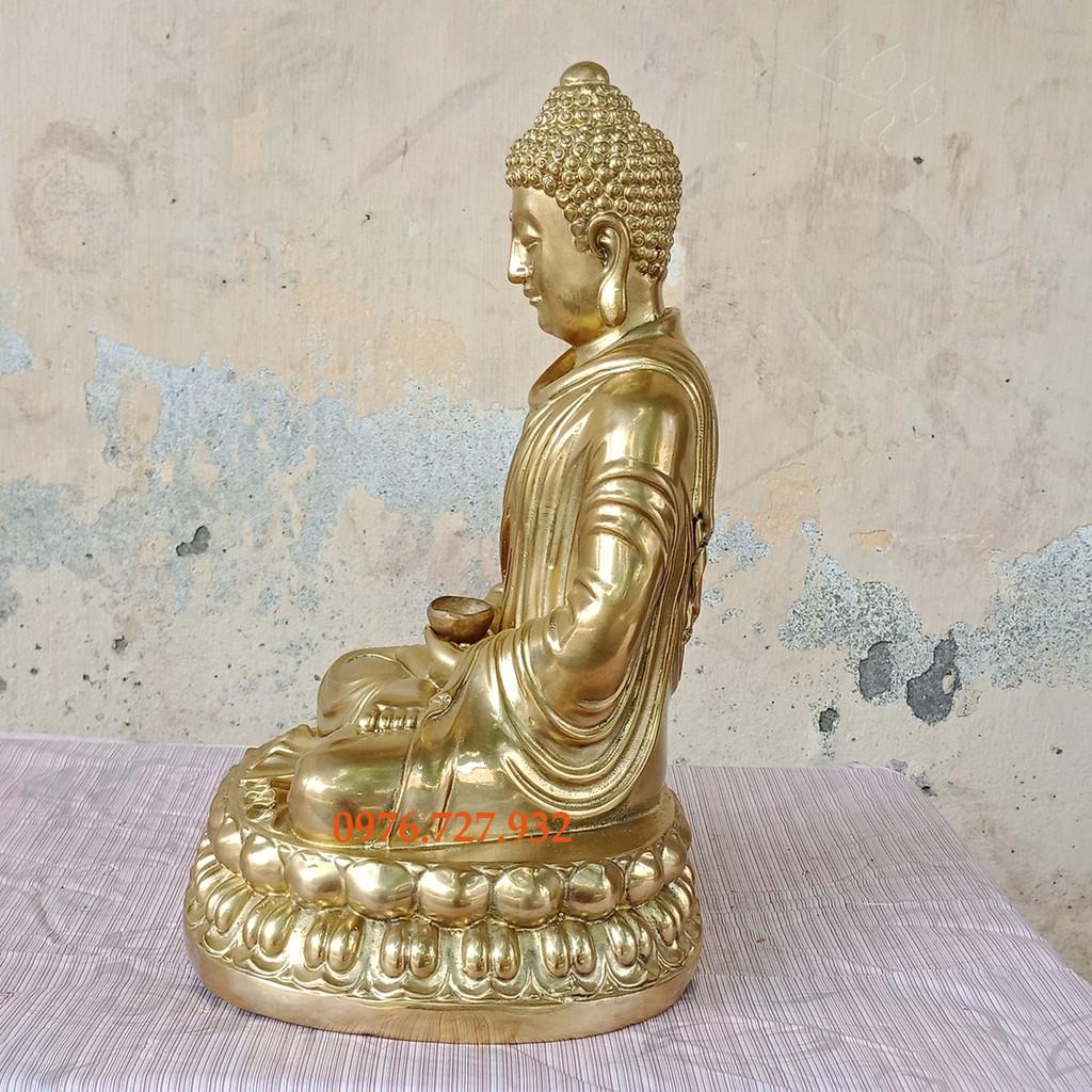 Tượng phật Thích Ca cao 30cm, bán tượng thích ca bằng đồng, giá tượng thích ca bằng đồng