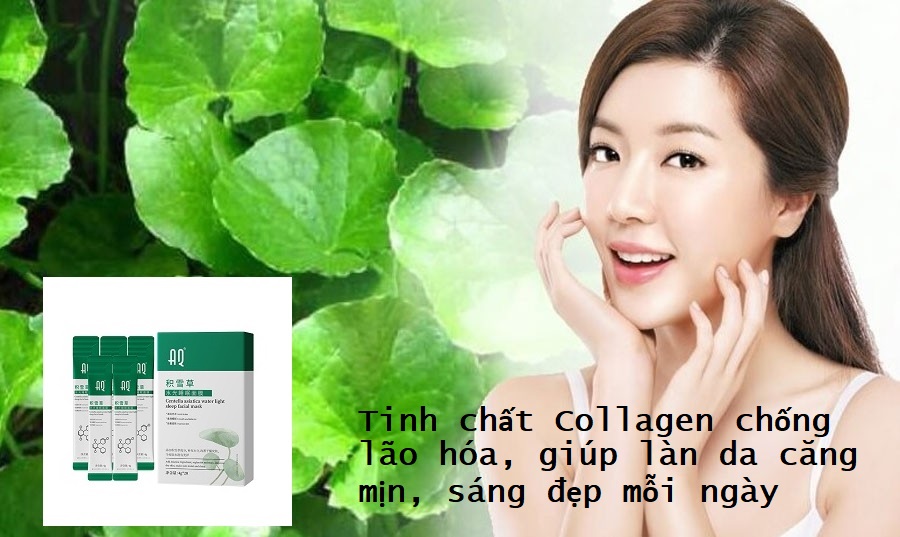 Sirum Collagen thiên nhiên tinh chất rau má chống lão hóa, làm mềm da, dưỡng ẩm, bổ sung Vitamin, giúp da khỏe, sáng